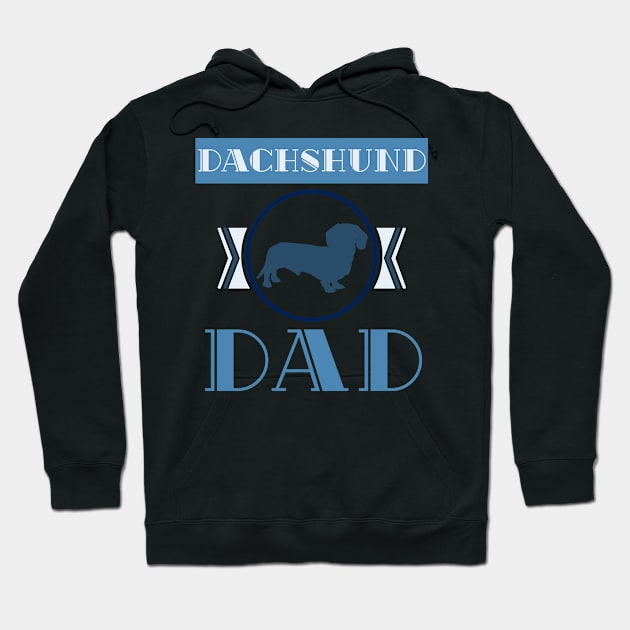 Dachshund Dad Wiener Dog Hoodie by shirtsyoulike